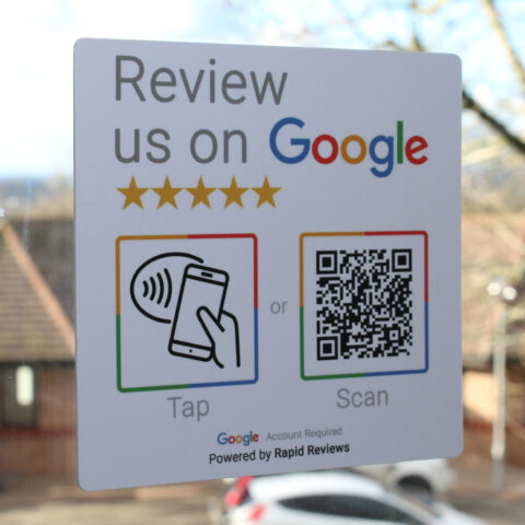 Review-us-on-Google-Adhesive-Sign-Sticker-by-Rapid-Reviews