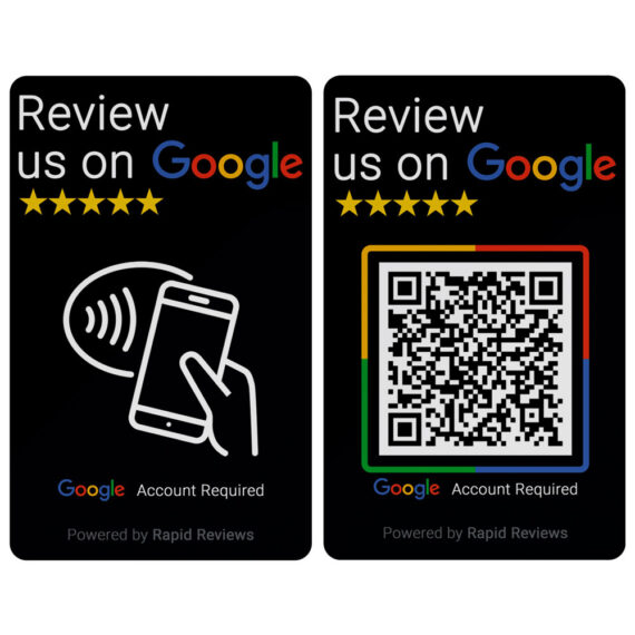 Review us on Google NFC Card